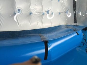 반 투명한 팽창식 거품 천막/팽창식 야드 천막 백색 PVC 방수포