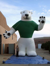 북극 곰 팽창식 광고 제품 팽창식 마스코트 물 저항하는