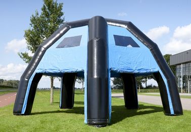 파란 큰 Comercial 급료 돔 광고를 위한 팽창식 천막 물 증거 PVC