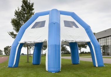 파란 큰 Comercial 급료 돔 광고를 위한 팽창식 천막 물 증거 PVC