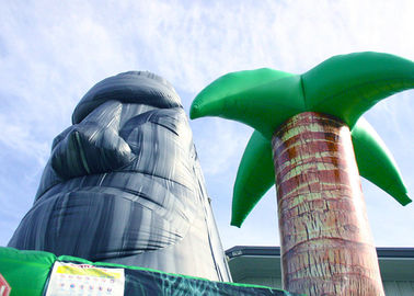 Tiki 섬 주제 큰 28ft 팽창식 상승 벽 파티 게임