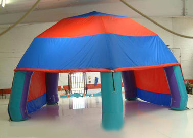 상업적 차양 Pvc 팽창식 텐트 스파이더 텐트는 크게 로데오 불스들 스포츠 게임에서 사용된 보호 시설을 폭파합니다