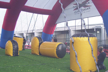 운동장을 위한 0.9 밀리미터 PVC 부풀게할 수 있는 대기 페인트볼 벙커 레이저 태그 벙커 총격 부풀게할 수 있는 스포츠 게임