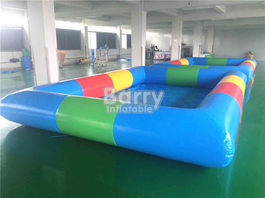 공기 주입식 장난감 4x6m과 경청색 휴대용 물 수영장