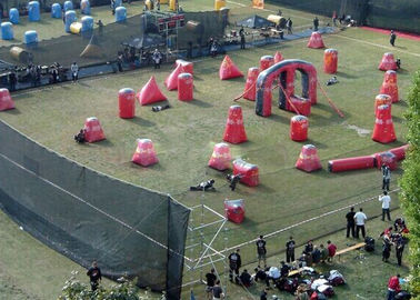 Paintball 장비 총 Paintball 장애, inflable 주문 크기 Comercial Campo De Paintball