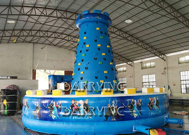 파란 아이에 의하여 어는 팽창식 상승 벽 유형 PVC 물자 팽창식 운동 경기장