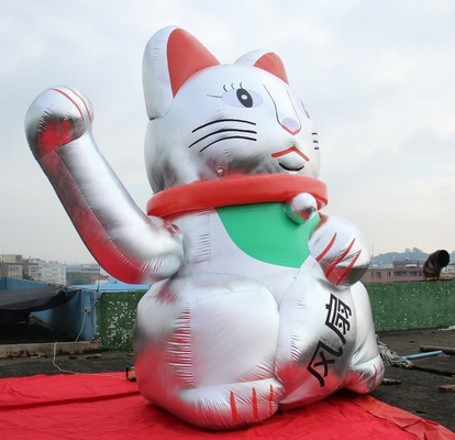 PVC 6m 고도 팽창식 광고 제품 포춘 고양이에 의하여 주문을 받아서 만들어지는 만화