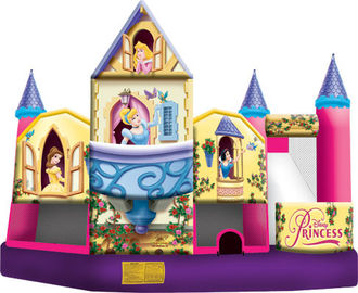 아이들을 위한 상업 급료가 디즈니 Themed Inflatable Bounce 공주에 의하여 유숙합니다