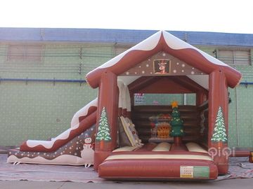 겨울 도중 활주에 결합 크리스마스 Inflatables 훈장 되튐 집 활주