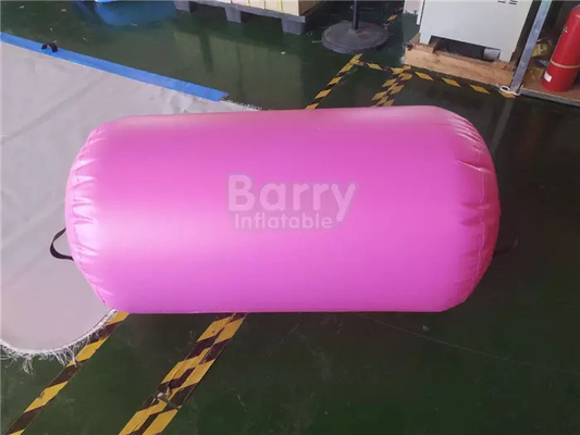 75cm 90cm 직경 분홍색 색깔을 움직이게 쉬운 팽창식 공기 롤러 배럴