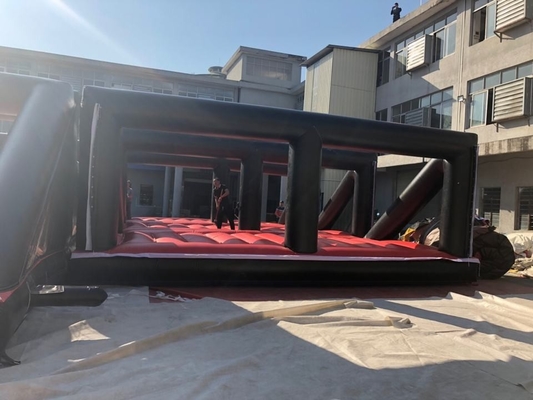0.55mm PVC 옥외 팽창식 장애물 코스 방수 되튐 집