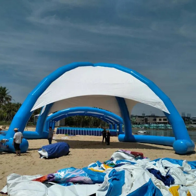 Pvc 방수 시트 방수 광고 팽창식 텐트 자동차는 임대를 위한 큰 텐트를 보여줍니다