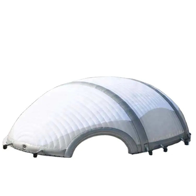 야외 방수 시트 부풀게할 수 있는 돔 텐트 빌딩 구조는 무료로 색채를 결정합니다