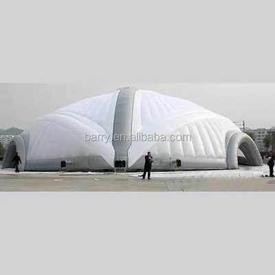 야외 방수 시트 부풀게할 수 있는 돔 텐트 빌딩 구조는 무료로 색채를 결정합니다