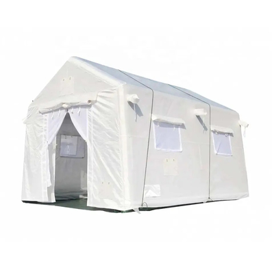 피난처 주문 제작된 크기를 위한 부풀게할 수 있는 응급 치료 텐트를 야영시키는 밀폐 백색