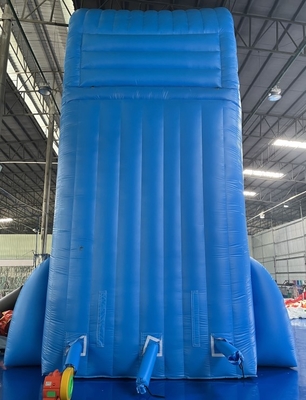0.55 밀리미터 PVC 큰 공기 주입식 슬라이드는 어른들과 아이들을 위한 미끄러운 하락을 폭파합니다