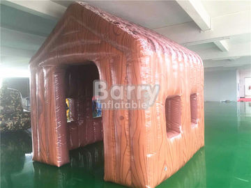 사건/병원 구조를 위한 옥외 작은 3 * 3 * 3m 브라운 팽창식 천막 집