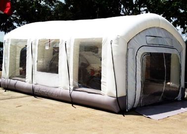 자동 소형 옥외 이동할 수 있는 휴대용 차 팽창식 분무 도장 부스 백색 색깔