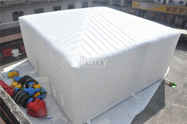 백색 15x15M 팽창식 천막, 사건을 위한 주문품 지도된 팽창식 당 천막 입방체