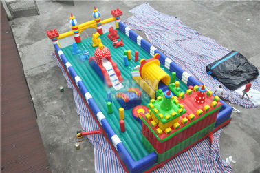 주제 팽창식 쾌활한 성곽, 0.55 mm PVC 아이들의 실내 놀이 장비를