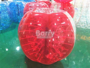 성인/인간적인 물 거품 공을 위한 빨간 명확한 옥외 팽창식 장난감