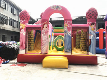 inflatable Bouncer의 직업적인 상업적인 되튐 집 큰 분홍색 공주