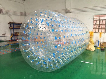 PVC 방수포 팽창식 물 장난감, 천체 물 롤러 공 2.4 * 2.2 * 1.8M