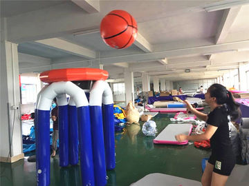 성인 1.9m 고도 거대한 팽창식 농구 고리 세트를 위한 재미있는 팽창식 상호 작용하는 게임 당 게임