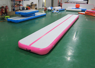 상업적인 분홍색 공기 부상 궤도 체조 매트 12m, 10m, 8m, 6m, 3m