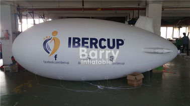 4m 나는 팽창식 광고 제품 소형 연식 비행선 모양 헬륨 풍선 내화성