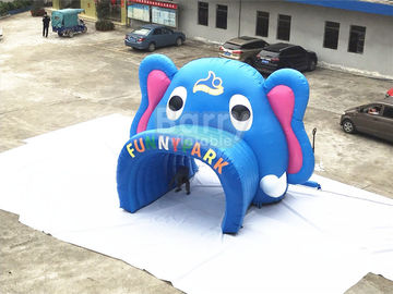 운동 사건 파란 코끼리 팽창식 입구 아치 문 보장 6 달