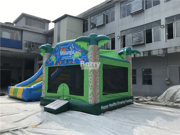 주문 로고 0.55mm PVC 아이 재미를 위한 팽창식 되튐 집/뛰어오르는 성곽