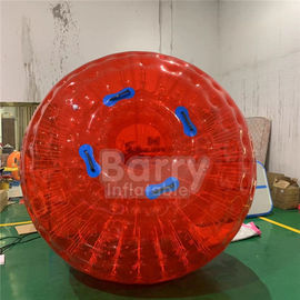 Zorb 팽창식 공이 빨간 옥외 팽창식 장난감 0.8mm PVC/TPU Dia에 의하여 2.5m 3m 풀이 나게 합니다