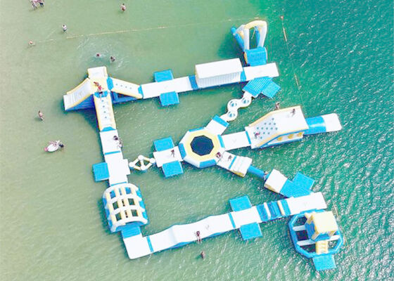 무료 주문 제작된 플로팅 물 게임, 여름 동안 거대한 부풀게할 수 있는 바다 워터 파크