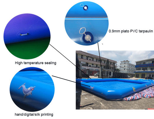 튼튼한 PVC 0.9mm 소재 저렴한 부동 풍선 수영장