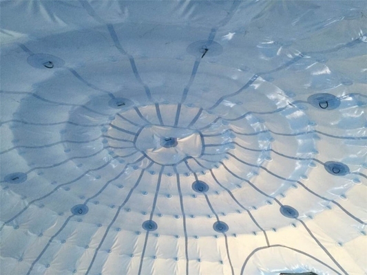 옥외 야영 가족 행사를 위한 PVC 팽창식 명확한 돔 거품 천막