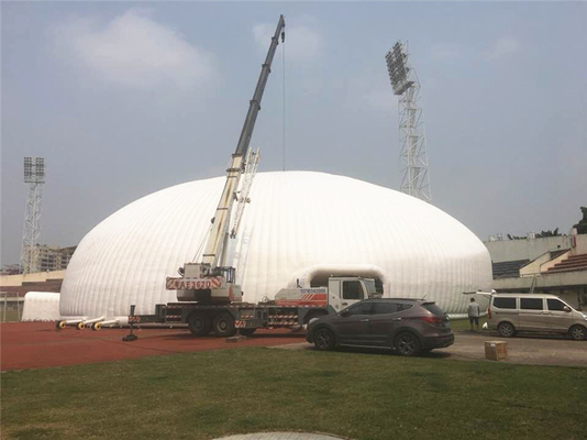 OEM 재해 구호를 위한 거대한 PVC 돔 팽창식 천막 10m 직경