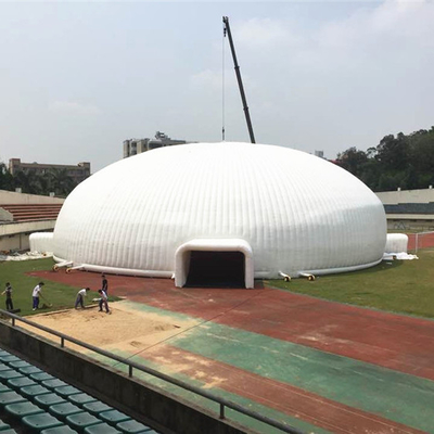 OEM 재해 구호를 위한 거대한 PVC 돔 팽창식 천막 10m 직경