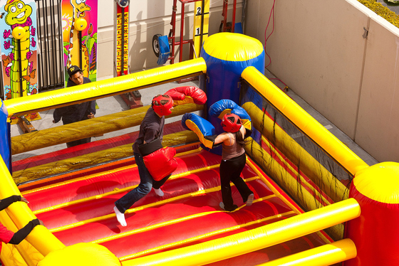 방수포 파열 권투 반지 레슬링 경기장 점프 집 팽창식 전투 지역