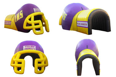 다채로운 PVC 팽창식 헬멧 갱도/팽창식 풋볼 헬멧 갱도