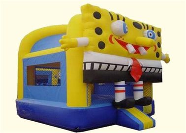 아이들을 위한 안전한 상업적인 귀여운 Spongebob 팽창식 도약자 집