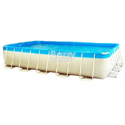 하계피서휴양지를 위한 EN71 금속 프레임 수영장 0.9 밀리미터 PVC