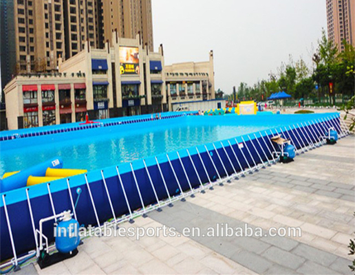 주문 제작된 휴대용 물 수영장 라운드 이동 용기 수영장
