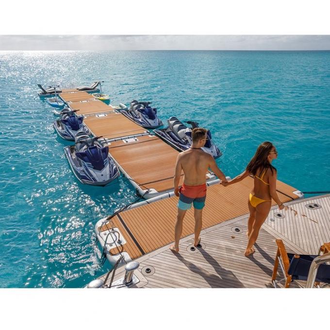 물 호수 바다 레저 T 모양 부풀이 유선 도크 가족 친구 파티 3