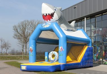 Seaworld 결합 잠바 임대료 Inflatables 되튐 집 파랑 0.55mm PVC
