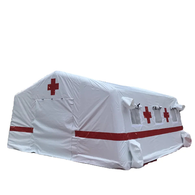 기밀식 Pvc 방수 시트 적십자 팽창식 텐트 병원 응급 치료 텐트