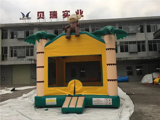작은 Pvc 부풀게할 수 있는 점퍼 경비원 상업적 도약 집 4x4m