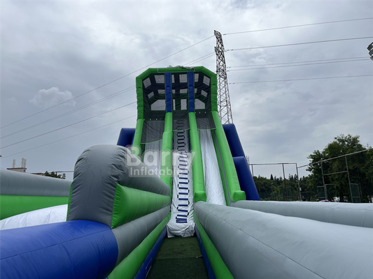 맞춤형 키드 파티 게임 높이 36x14x13m 삼각대 거대 물 슬라이드 대형 이벤트 5km 부풀이 장애물 코스