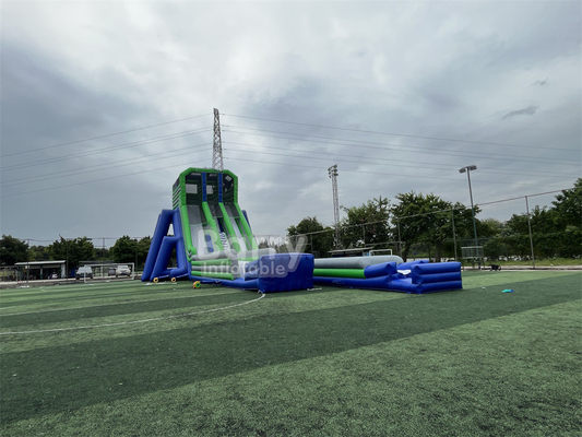 맞춤형 키드 파티 게임 높이 36x14x13m 삼각대 거대 물 슬라이드 대형 이벤트 5km 부풀이 장애물 코스