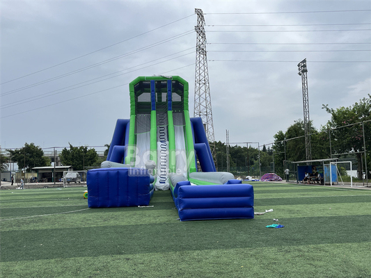 맞춤형 키드 파티 게임 높이 36x14x13m 삼각대 거대 물 슬라이드 대형 이벤트 5km 부풀이 장애물 코스